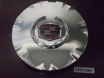 Fits Cadillac SRX 2010-2016 Chrome Center Cap used 1PC Foto 1 de 4