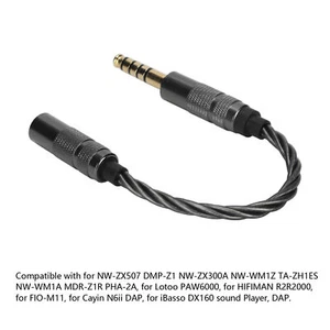 4.4mm Balanced Male To 3.5mm Stereo Female Adapter Cable For NW‑ZX507 NW‑ZX300A - Picture 1 of 12