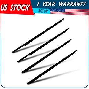 Fits 2004-2009 Toyota Prius 4x Door Window Moulding Weatherstrip Trim Seal Belt - Bild 1 von 9