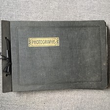 Old Photo Album with Vintage Photos 1920s Sweden Swedish Family