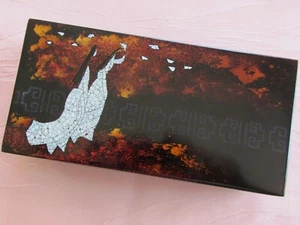 Lackkästchen mit Einlegearbeit aus Vietnam - Bild 1 von 9