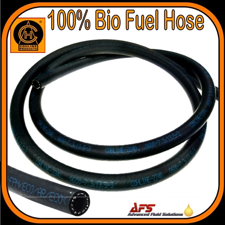 100% BIO Fuel Hose Petrol Pipe Ethanol Butanol Methanol Diesel Cohline R9 R6 R10 - Image 1 of 1