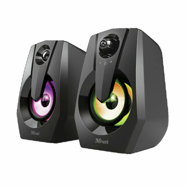 Trust Ziva RGB Illuminated 2.0 Set Altoparlanti - Nere (24071)