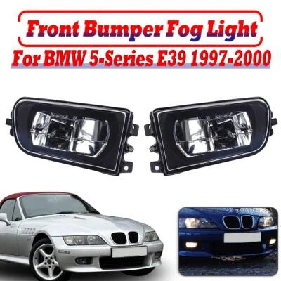 Front Bumper Fog Light Driving Lamp Housing For BMW 5-Series E39 Z3 1997-2000 2X - image 1 of 4