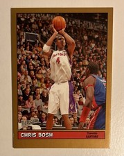 2005-06 Bazooka Gold Toronto Raptors Basketball Card #160 Chris Bosh