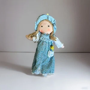 VINTAGE HOLLY HOBBIE KNICKERBOCKER RAG GIRL DOLL STUFFED ANIMAL PLUSH TOY 13 in - Picture 1 of 12