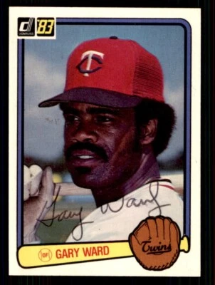 1983 Donruss Baseball #429 Gary Ward Signed Autograph (no COA) *e1 - Image 1 of 2