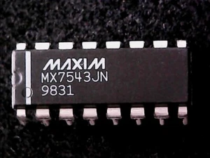 MX7543JN - Maxim CMOS Serial Input 12-Bit DAC MX7543 (DIP-16) GENUINE - Picture 1 of 4