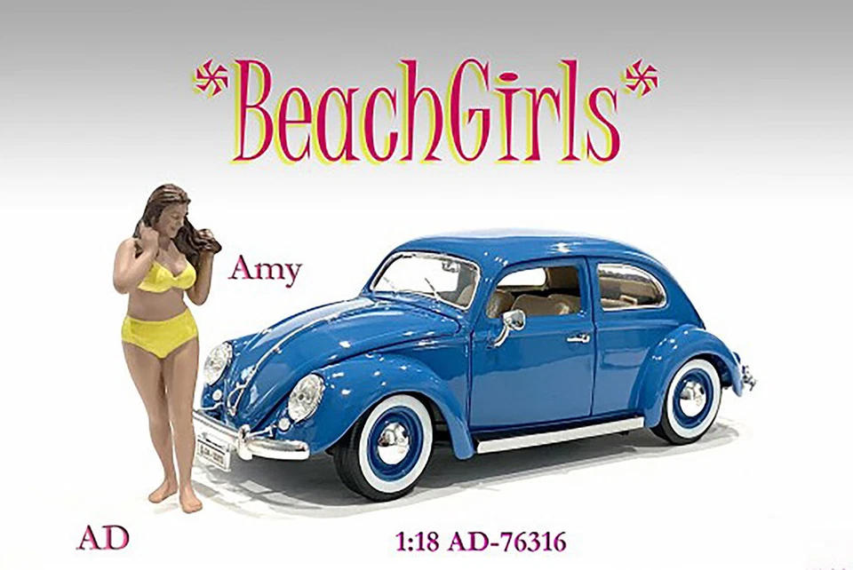 American Diorama AD76316 Beach Girl Amy Figurine for 1/18 Scale Models