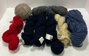 Vintage Lot of Wool Yarn ~ Berga, Briggs & Little - Picture 1 of 4