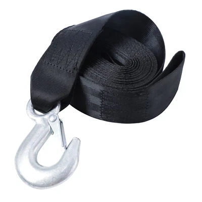 10000LB MAX Boat Trailer Premium Winch Strap + Stainless Steel Hook Heavy Duty - Image 1 of 4