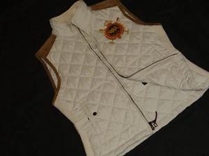 Polo Ralph Lauren, Damen Steppweste, weiß-creme Gr.L/G - Bild 1 von 9