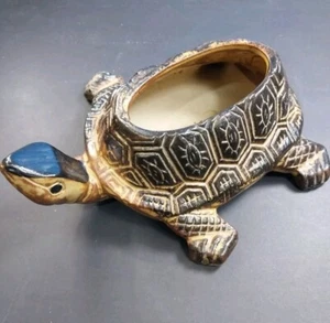 Vintage Turtle/Tortoise Planter Ceramic - Picture 1 of 8