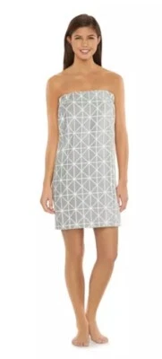 Envoltura de baño colección Simple by Design con cierre de bucle talla única 28" x 55" algodón Foto 1 de 4