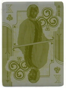 Outlander Staffel 4: Gelbe Druckplatte, Jamie King of Clubs Spielkarte - Bild 1 von 1