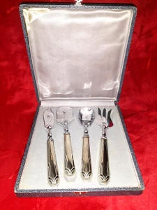 Ancien coffret à dessert Mignardises  desserts ou Fromages Vers 1930 Art Déco - Imagen 1 de 7