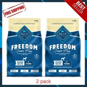 Blue Buffalo Freedom Grain-Free Senior Dry Dog Food, Chicken & Potatoes - Picture 1 of 11