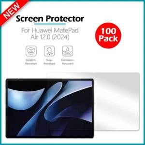 100-Pack LCD Clear HD Screen Protector for Android Huawei Matepad Air 12.0 2024 - Picture 1 of 4