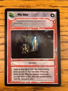 Star Wars CCG Decipher | SWCCG Special Edition Wise Advice - Bild 1 von 1