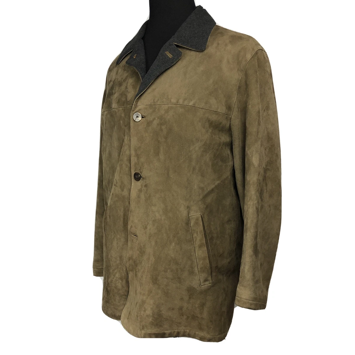 Salvatore Ferragamo Suede Outer Shell Coats, Jackets & Vests for