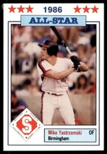 1986 Jennings Southern League All-Stars Minor League Mike Yastrzemski (D)