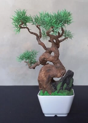 Уникальное поддельное дерево бонсай, искусственный бонсай, дом и сад, домашний декор, ручная работа - Изображение 1 из 4