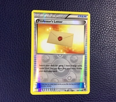 Pokémon TCG Professor's Letter 146/162 BREAKthrough Holo Trading Card TCG - Image 1 of 3