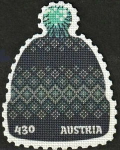Austria 2022 Unusual stamps, Wool Hat, Winter MNH** - Picture 1 of 1