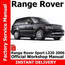 2006 range rover l322 workshop manual