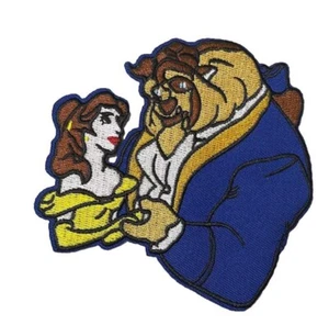 Die Schöne und das Biest 4 cm breit bestickt Bügelbild Patch - Bild 1 von 1