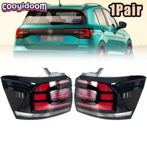 Pair Outer LED Taillight For Volkswagen VW TACQUA/T-Cross 2020 2021 - Picture 1 of 23