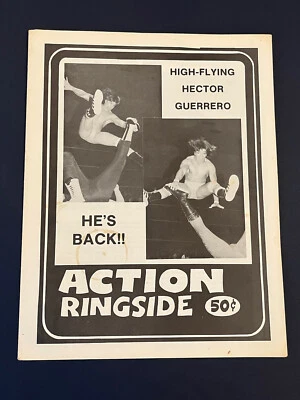 RARE AUSTIN IDOL JERRY LAWLER Championship Memphis Wrestling Program WWE 31 AEW - Image 1 of 4