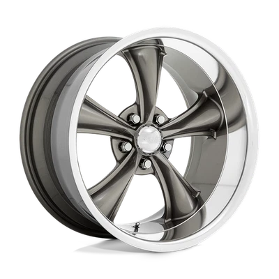 1 New 20X10 American Racing VN338 Boss TT Graphite Diamond Cut Lip 5X114.3 ET2 - Image 1 of 4