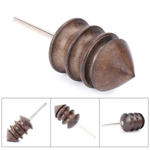 Kit attrezzi testa a punta lisciante bordo artigianale legno pelle marrone legno - Foto 1 di 14