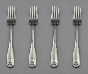 Oneida Stainless Flatware CITYSCAPE Dinner Forks - Set of Four * USA Made - Picture 1 of 3