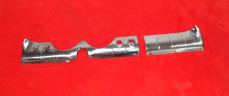 Pontiac Star Chief 1957 tablero moldura de acero inoxidable Foto 1 de 4