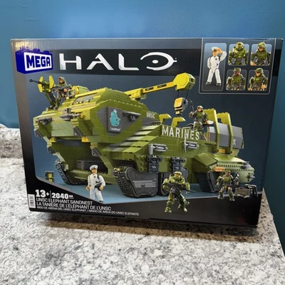 MEGA Halo Infinite Juguete de Construcción USNC Elephant Sandnest Tank Foto 1 de 4