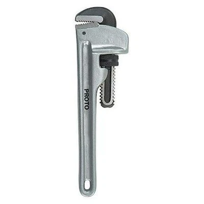 Pipe Wrench 24 Inch Straight Aluminum Heavy Duty 4in Jaw Grip Adjustable - Image 1 of 3