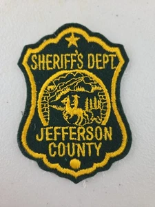 VINTAGE JEFFERSON COUNTY, COLORADO SHERIFF FELT (POLICE) SHOULDER PATCH CO - Picture 1 of 6