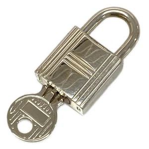 Auténtico HERMES - Accesorio de herrajes plateado - Imagen 1 de 5