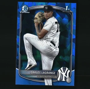 2025 Bowman Chrome Sapphire 1st Carlos Lagrange New York Yankees - Bild 1 von 2