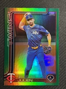 2025 Topps Series 2 #503 Edouard Julien Twins Green Foil /99 Twins - Bild 1 von 2
