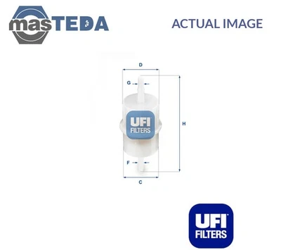 3100100 ENGINE FUEL FILTER UFI FOR FIAT 124,131,STRADA,128,REGATA,DUCATO,132,127 - Image 1 of 4