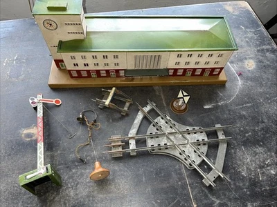Märklin Bahnhof Blech + Zubehör Top RAR - Bild 1 von 4