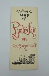 Entdeckerkarte der Piratenhöhle auf Tom Sawyer Island sehr selten - Bild 1 von 6