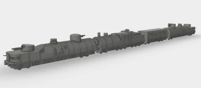 Panzerzug Danuta Armoured Train No.11 Polen WW2 Bausatz Kit 3D Druck 1:120-1:72 - Bild 1 von 4