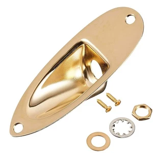 Fender Original Jack Plate / Ferrules for Stratocaster - Gold (0991940200) - Picture 1 of 2