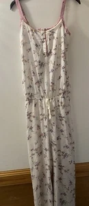 MARKS & SPENCER JUMPSUIT FLORAL LOUNGE-WEAR ALL IN ONE NEW TAGS STRAPPY - Picture 1 of 17