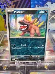Maschiff 136/198 Reverse Holo Common Pokemon TCG Scarlet & Violet Base Set - Picture 1 of 2