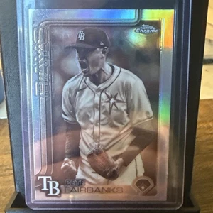 2025 Topps Chrome Pete Fairbanks Sepia Refractor #84 Tampa Bay Rays - Picture 1 of 10